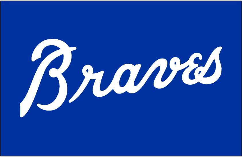 Atlanta Braves 1981-1986 Batting Practice Logo fabric transfer